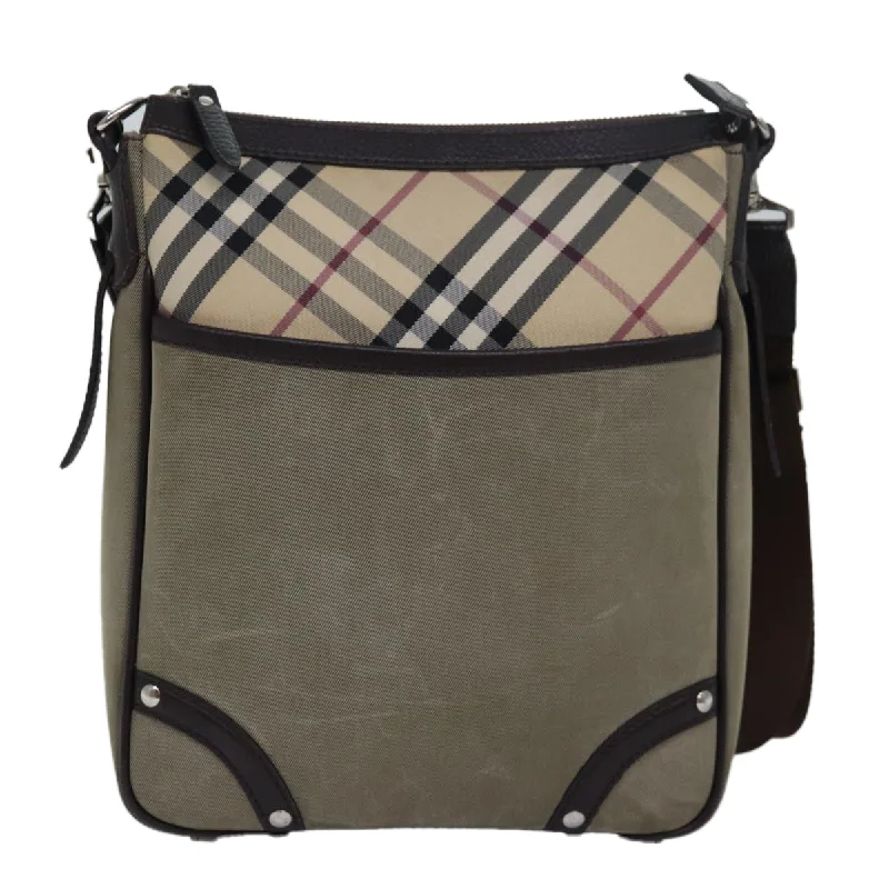 Burberry Nova Check  Canvas Shoulder Bag (Pre-Owned)