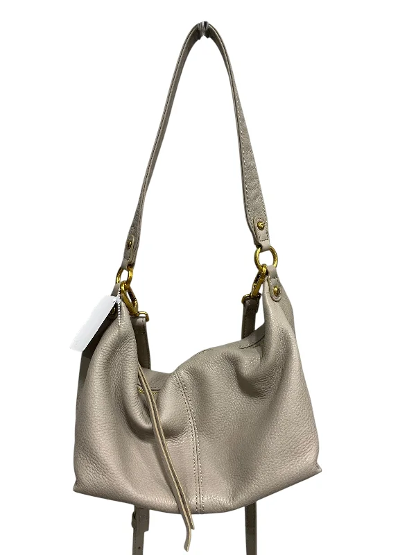 Handbag Leather By Hobo Intl, Size: Medium