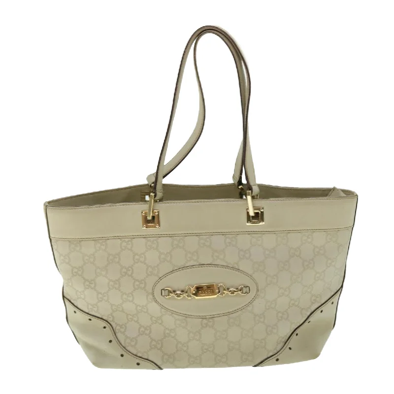 Gucci Guccissima  Canvas Shoulder Bag (Pre-Owned)