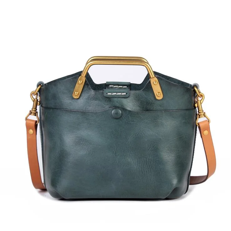 Vintage Women's  Leather Shoulder Bag Side Bags For Women