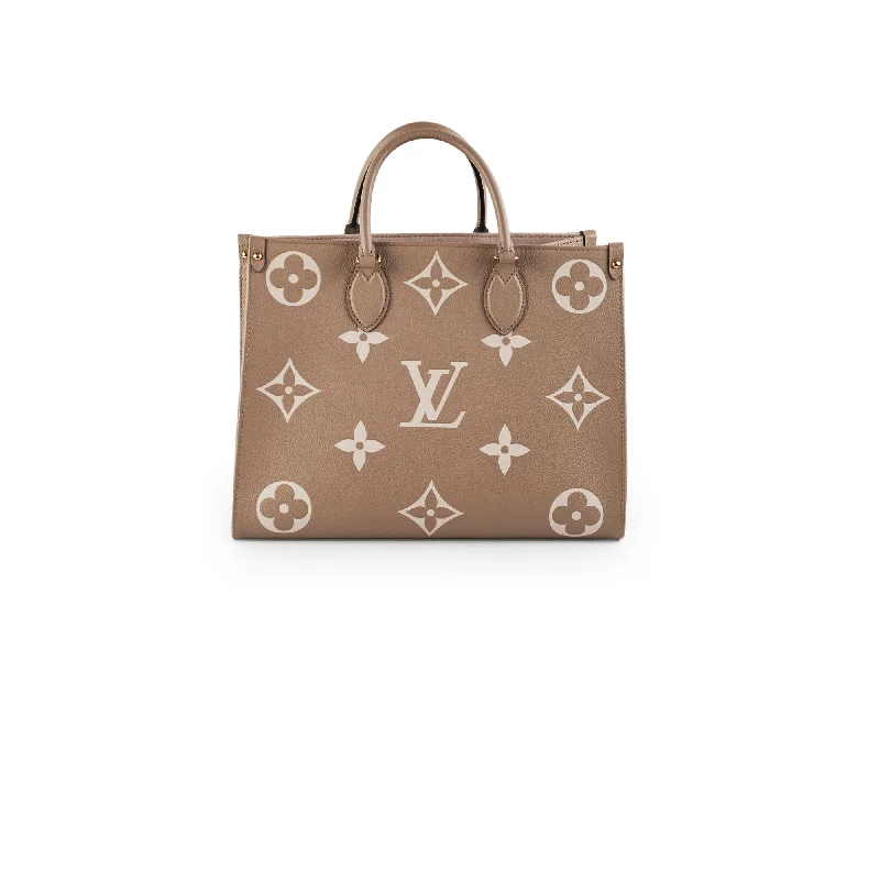 Louis Vuitton On The Go MM Empriente Beige