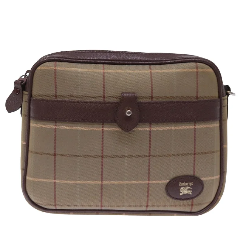 Burberry Nova Check  Canvas Shoulder Bag (Pre-Owned)