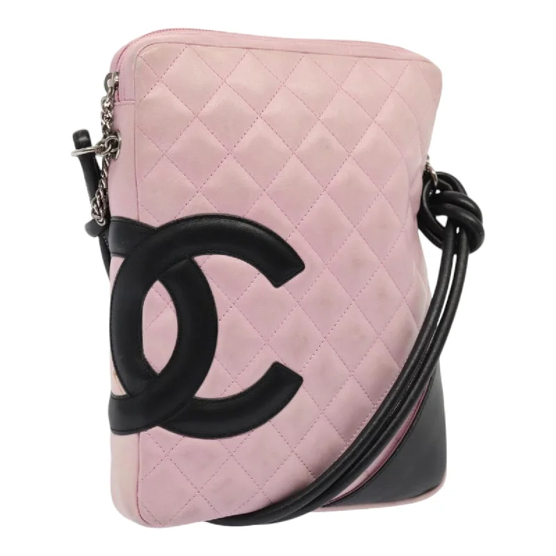 Chanel Cambon  Leather Shoulder Bag (Pre-Owned)