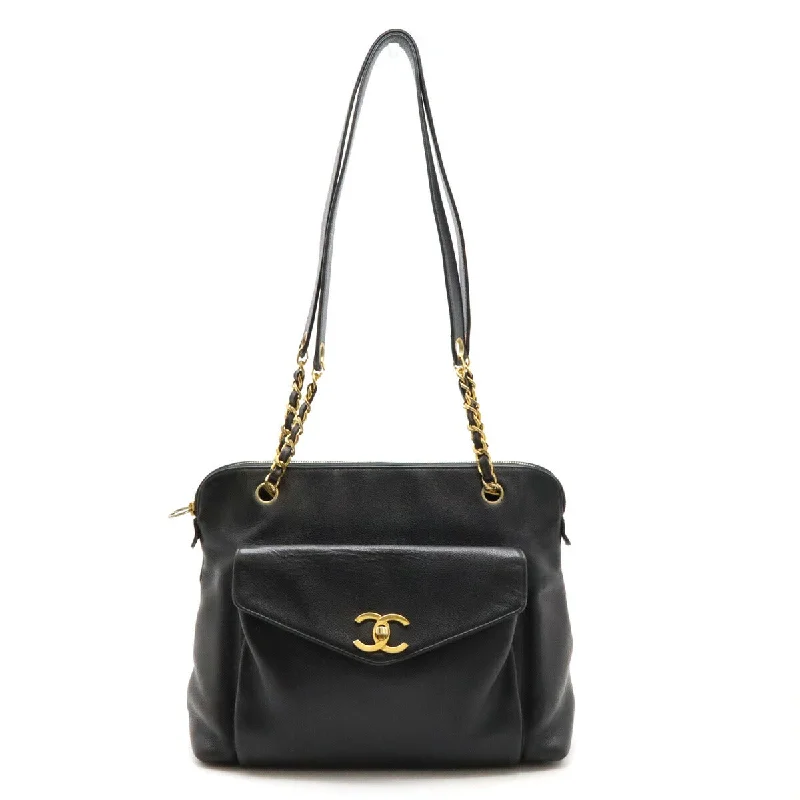 Chanel Caviar Skin Coco Mark Tote Bag