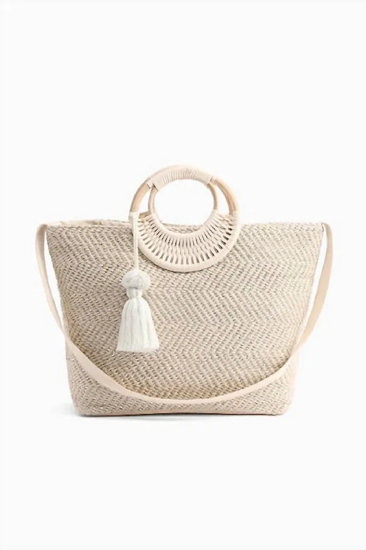 Women's Lurex Durrie Tote Bag In Birch