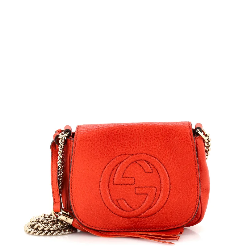 Soho Chain Crossbody Bag Leather Small