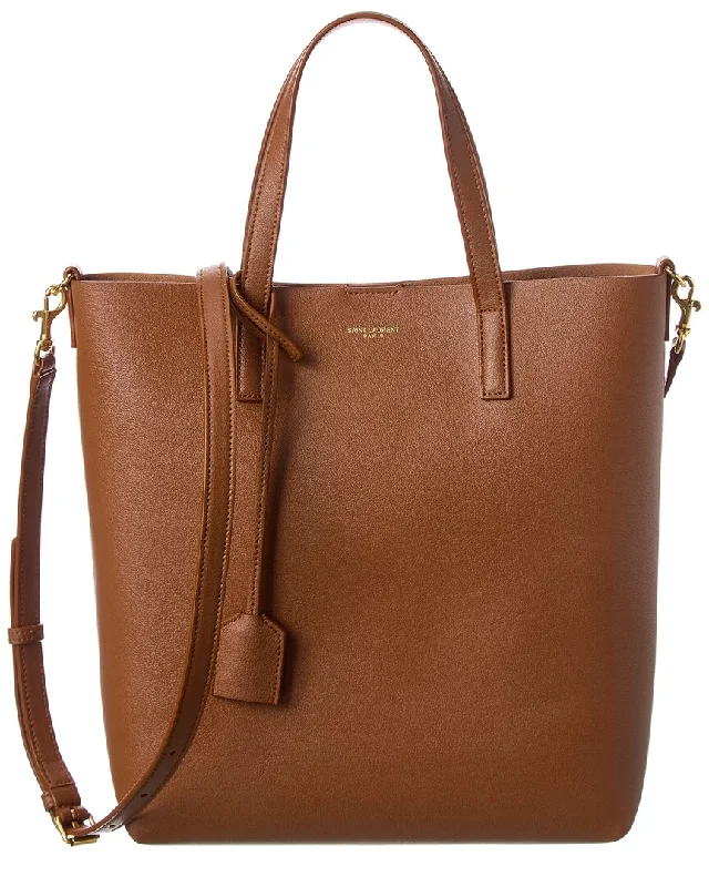 Saint Laurent Toy N/S Leather Shopper Tote