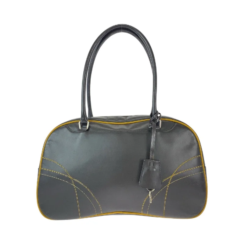 Prada Leather Tote Mini Boston Bag