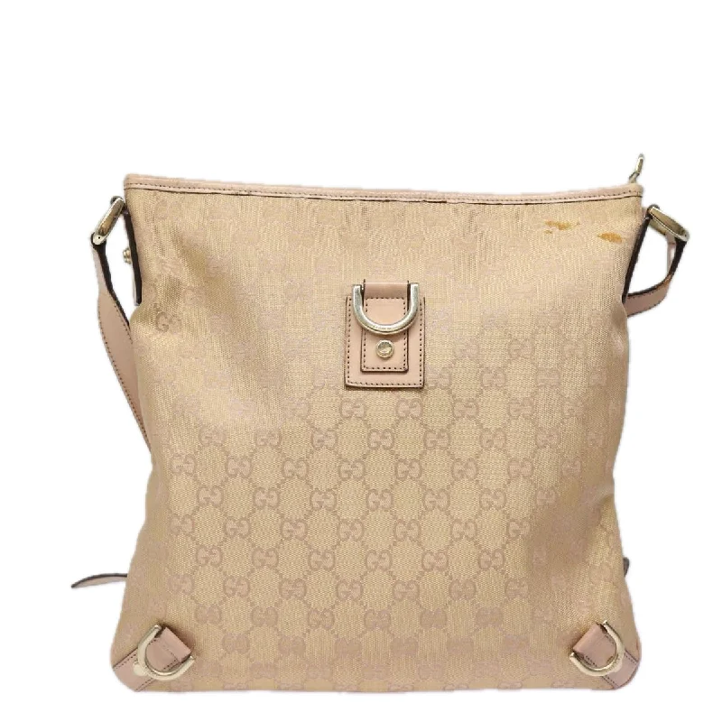 Gucci Gg Canvas  Canvas Shoulder Bag (Pre-Owned)