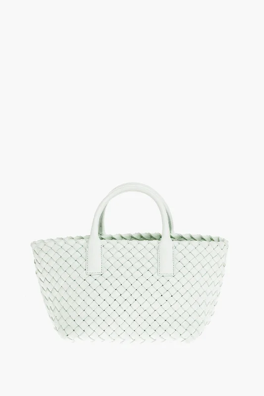 Bottega Veneta Braided Leather Cabat Tote Bag With Removable Shoulder Strap