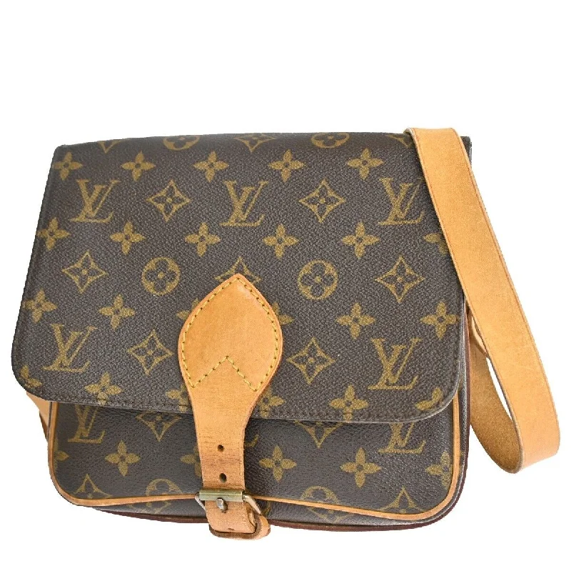 Louis Vuitton Cartouchière  Canvas Shoulder Bag (Pre-Owned)