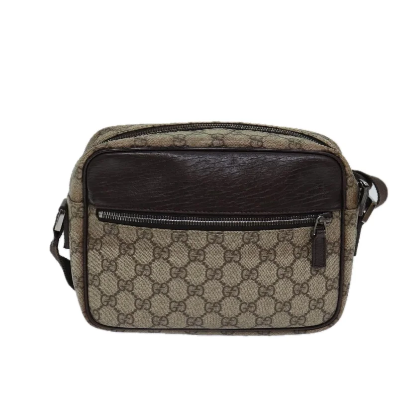 Gucci Supreme Gg  Canvas Shoulder Bag (Pre-Owned)