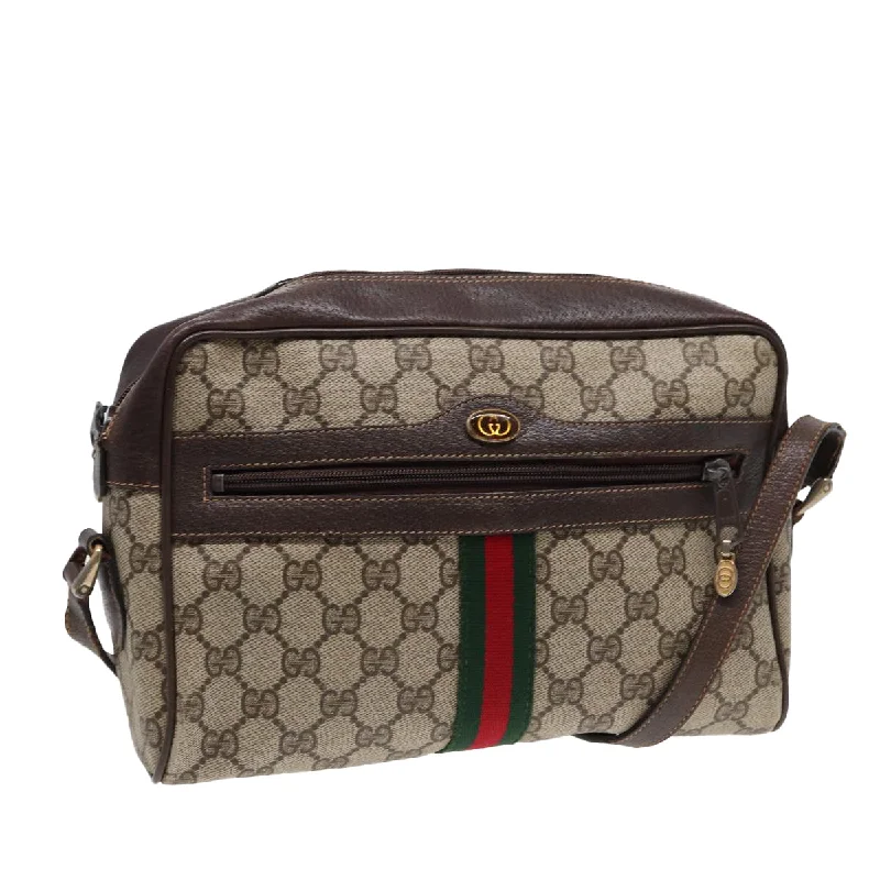 Gucci Gg Canvas  Canvas Shoulder Bag (Pre-Owned)