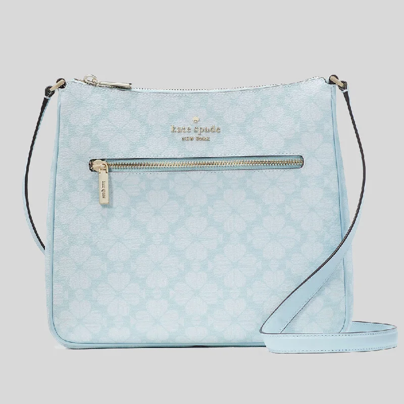 KATE SPADE Signature Spade Flower Swingpack Crossbody Bag Blue Glow Multi KG481