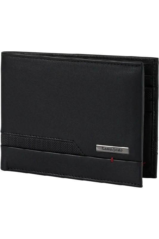 PRO-DLX 5 SLG WALLET 6 COMPARTMENTS - BLACK