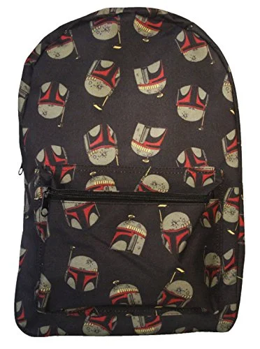 Star Wars Boba Fett Helmet Print Backpack