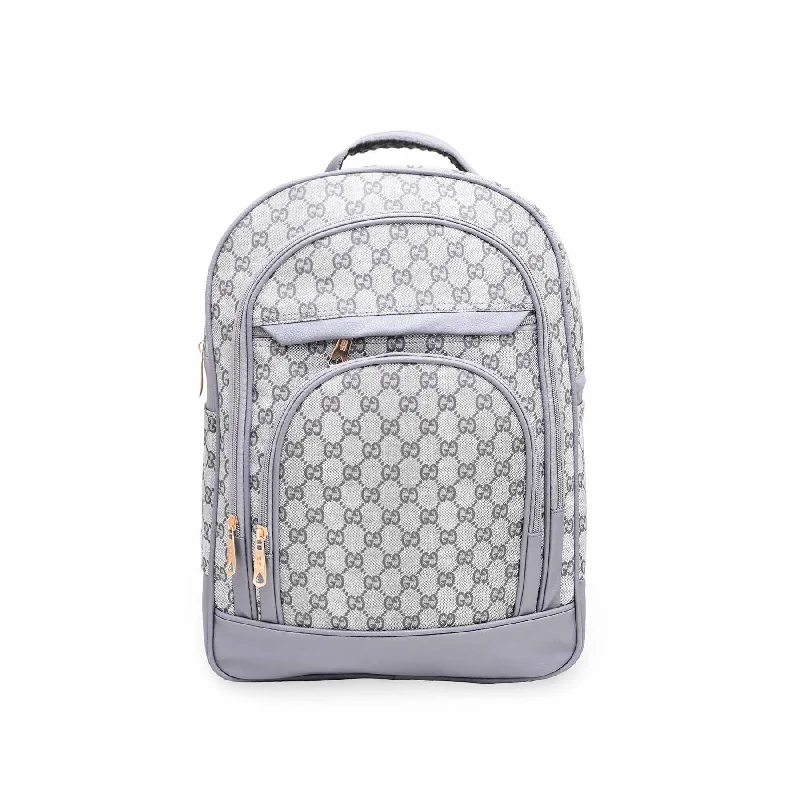 Grey Casual BackPack P47445