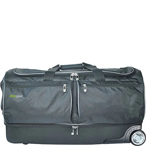 Ecogear 28" Wheeled Duffel With Garment Rack (Black)