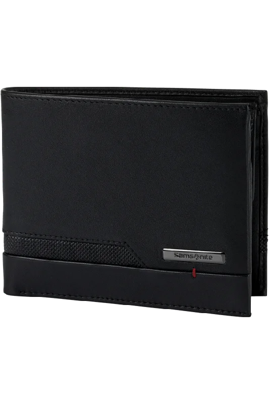 PRO-DLX 5 SLG WALLET 4 COMPARTMENTS - BLACK