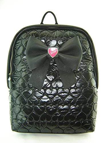 Betsey Johnson Backpack Bow Nanza (Black/Black)