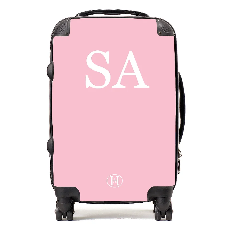 Personalised Printed Suitcase - Pink