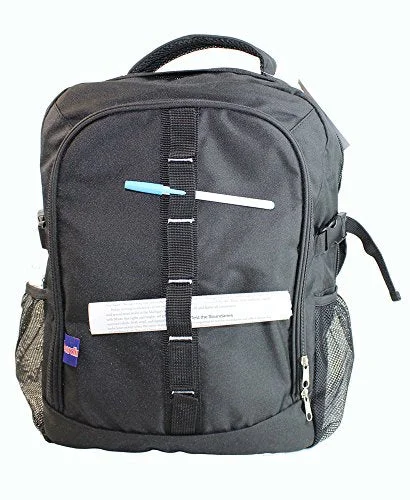 Boardingblue Personal Item Laptop Backpack For America, Spirit, Frontier Airlines (Black)