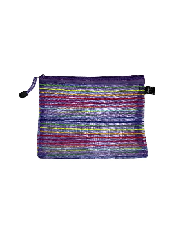 Mesh Striped Travel Pouch- $4.99