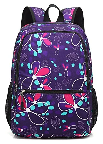 Scarleton Patterned Backpack H204016 - Purple