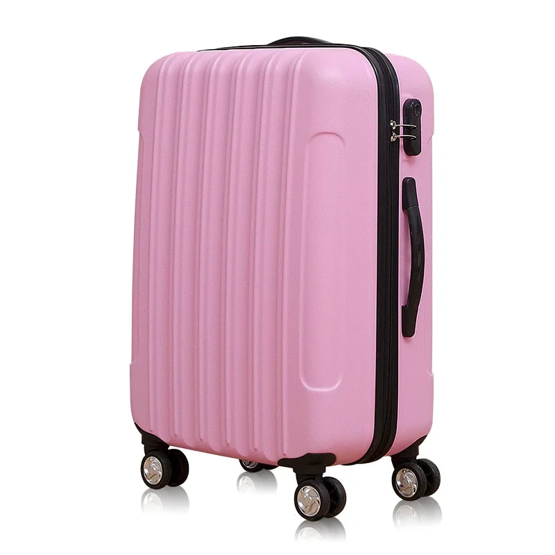 Travel Suitcase Set Rolling Luggage Set Spinner Trolley Case 20" Boarding Wheel Woman Cosmetic Case