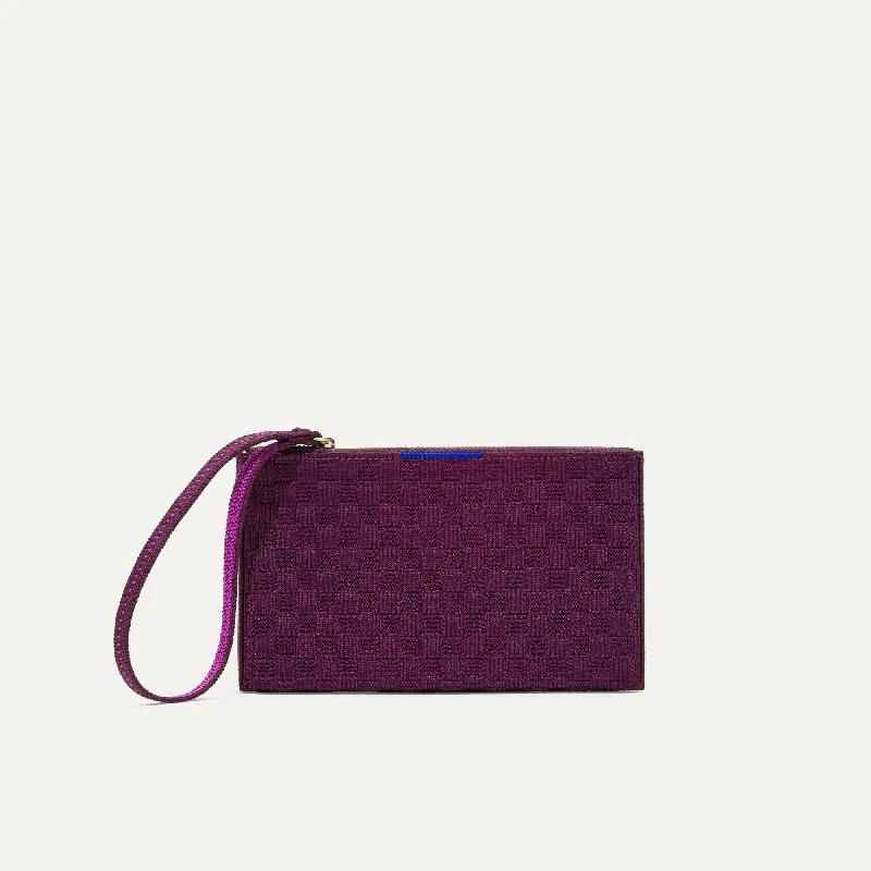 The Wallet Wristlet - Plum Purple