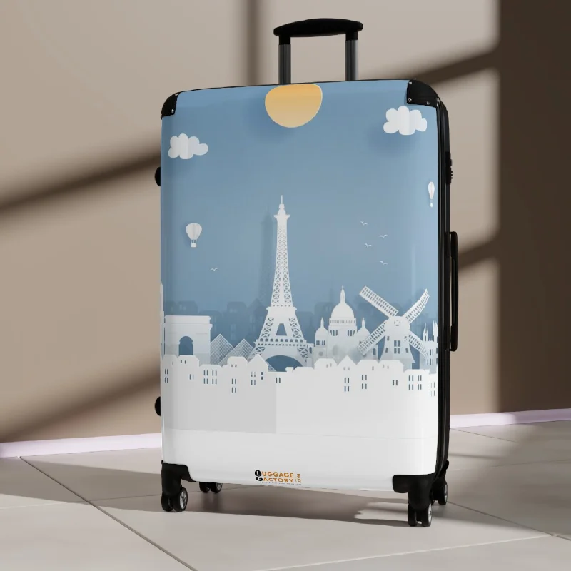 LFO - Luggage Factory - Blue Travels Suitcase