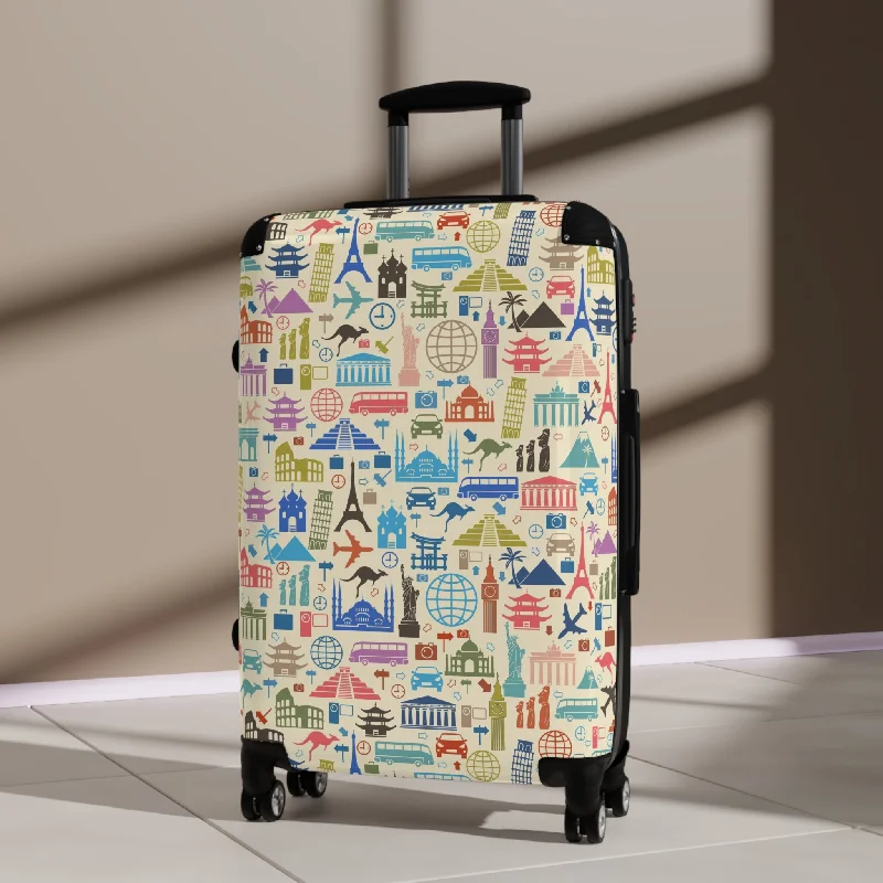 LFO - Luggage Factory - Travel Print Suitcase