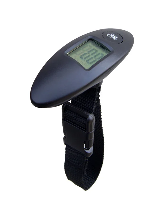 Tosca - Mini Digital Luggage Scales - Black