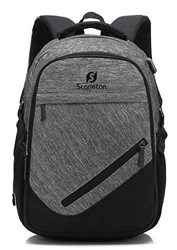 Scarleton Water Resistant Backpack H20410301 - Grey/Black