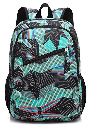 Scarleton Patterned School Backpack H203713 - Green