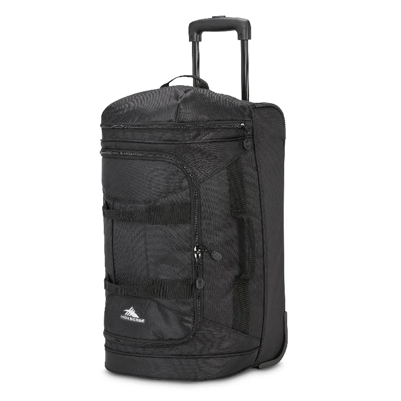 High Sierra - Boxed 55cm 47L Wheeled Duffle - Black