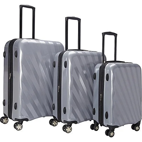 The Set Of Classic Silver A747 Exp 3Pc Luggage Set