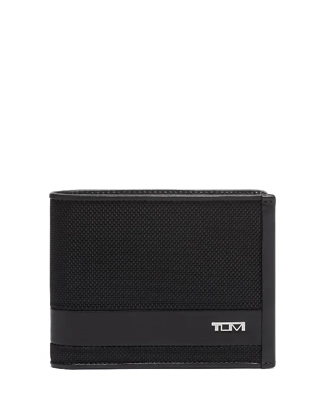 ALPHA GLOBAL WALLET WITH COIN POCKET - BLACK