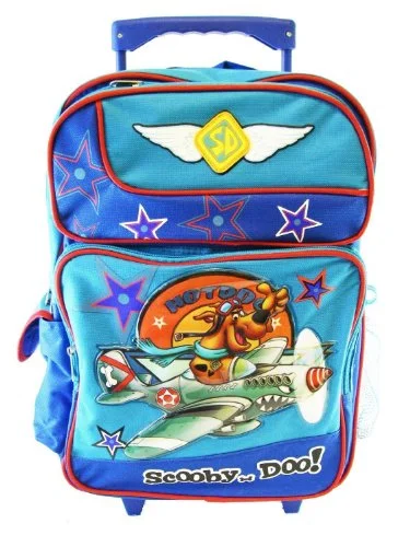 Scooby Doo Rolling Backpack - Full Size Scooby Doo Wheeled Backpack